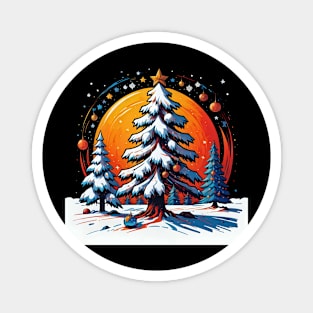 Christmas trees Magnet